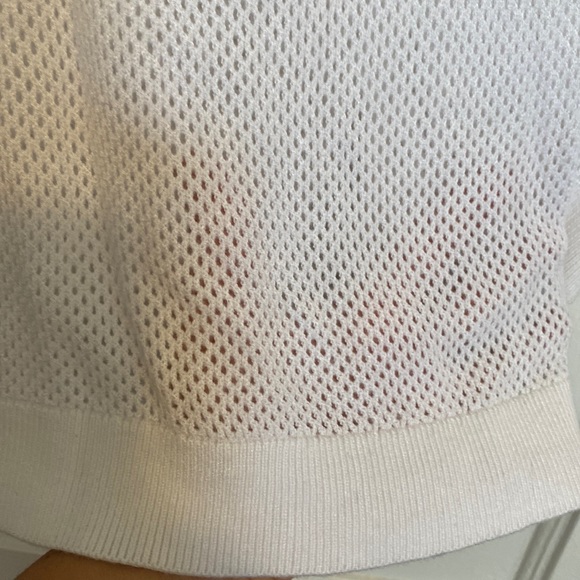 Express Crochet Mesh Tunic Sweater - Picture 7 of 7